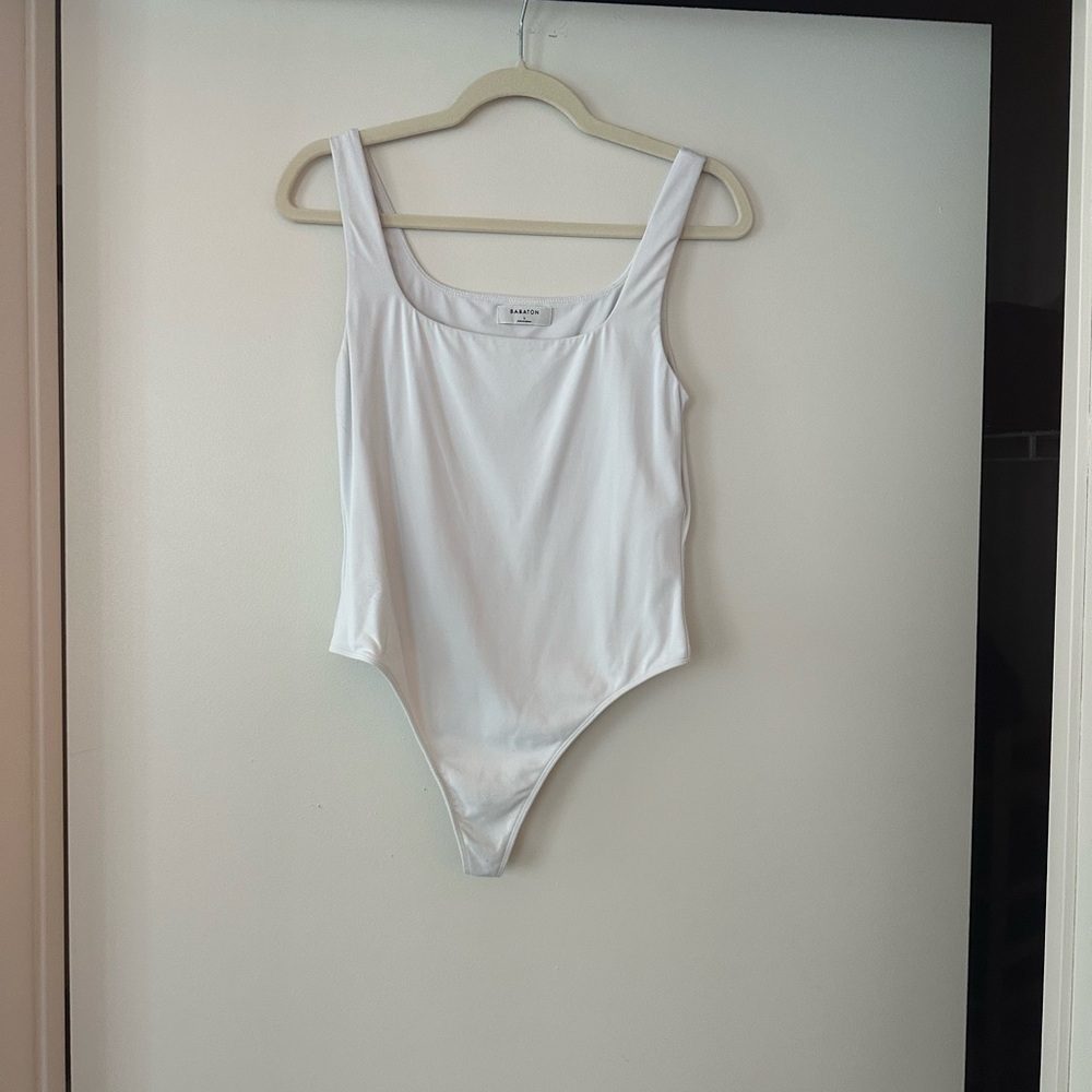 Aritzia Babaton White Bodysuit